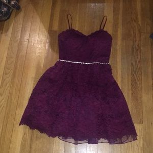Maroon dress